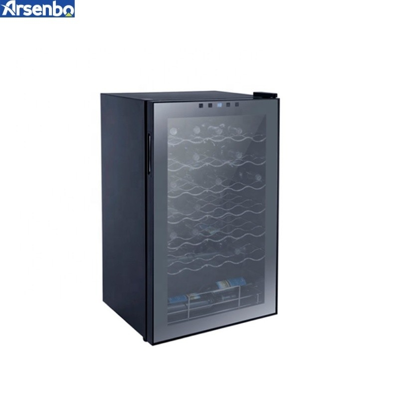 98L Hotel Freestanding Wine Refrigerator , Odorless Wine And Beverage Cooler