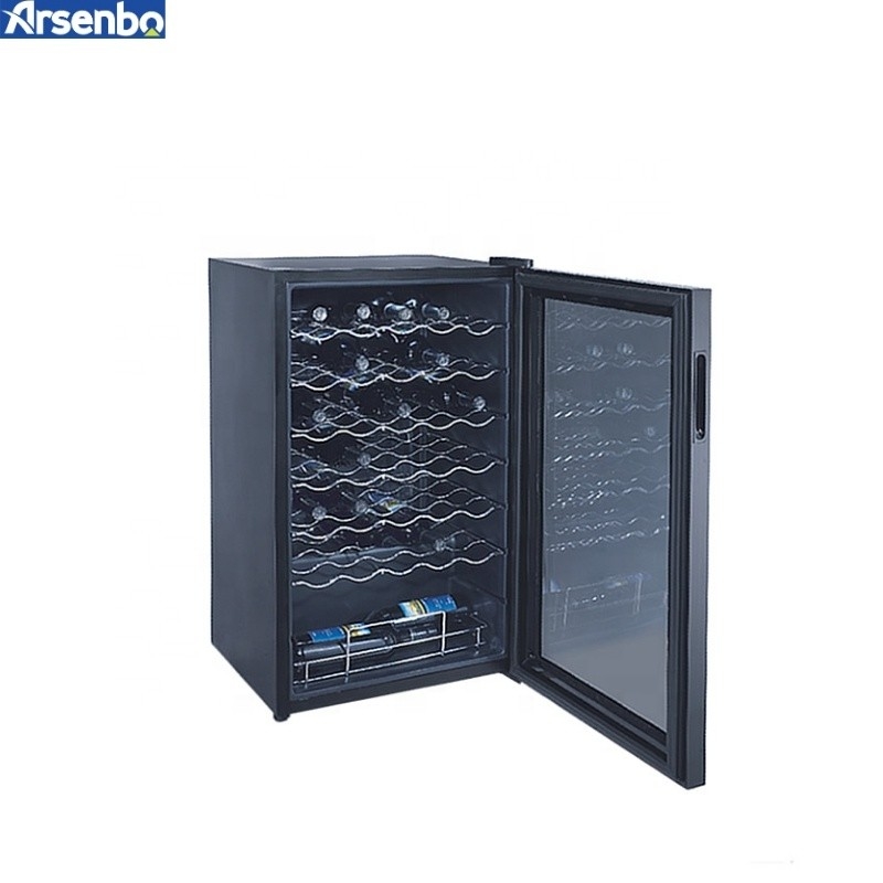 98L Hotel Freestanding Wine Refrigerator , Odorless Wine And Beverage Cooler