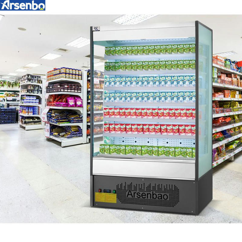 Stainless Steel Open Multideck Fridge